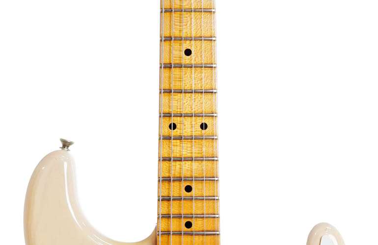 Fender Custom Shop 2017 Limited Edition 55 Stratocaster Journeyman Aged White Blonde Maple Fingerboard (Pre-Owned) Fender Custom Shop 2017 Limited Edition 55 Stratocaster Journeyman Aged White Blonde Maple Fingerboard (Pre-Owned)