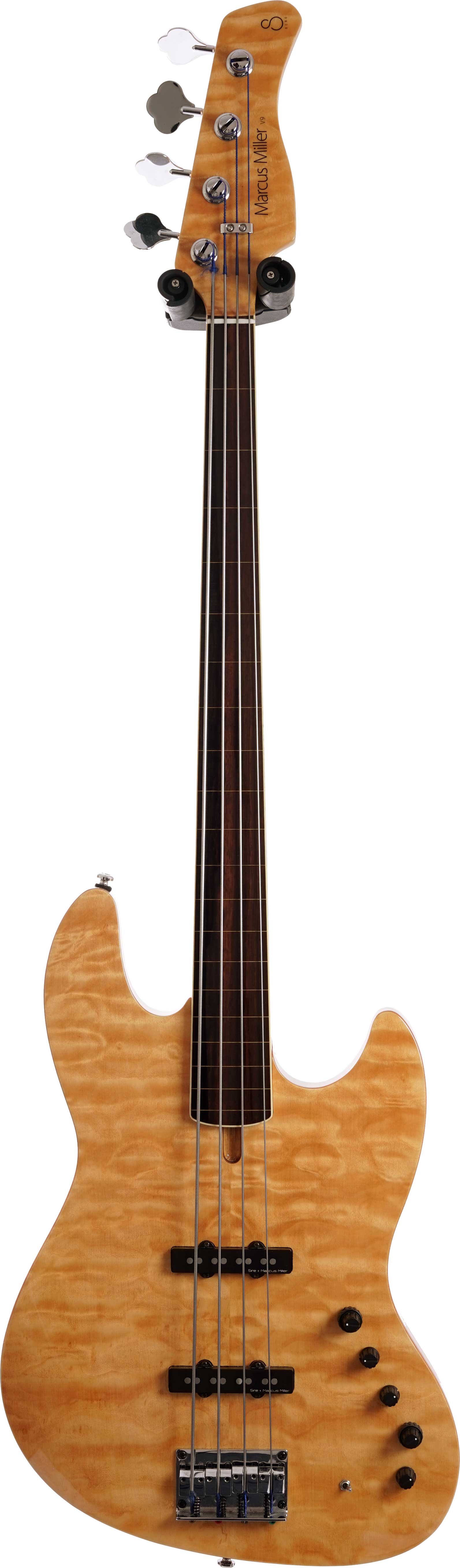 Sire Marcus Miller V9 Quilted Maple Fretless (Pre-Owned)