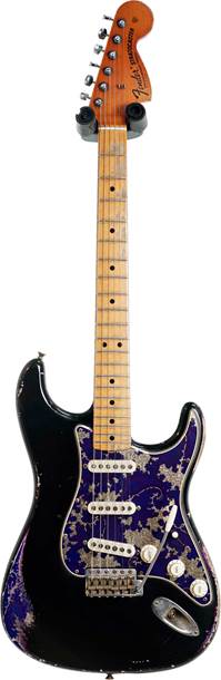 Fender Custom Shop '69 Stratocaster Relic Black Over Purple Paisley Maple Fingerboard Masterbuilt by Dale Wilson (Pre-Owned)