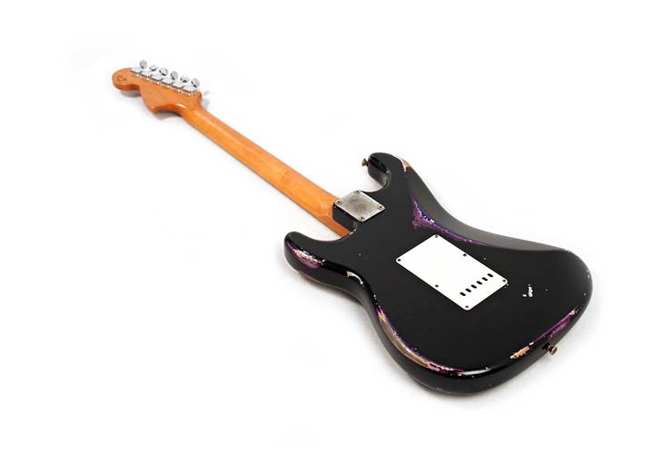 Fender Custom Shop '69 Stratocaster Relic Black Over Purple Paisley Maple Fingerboard Masterbuilt by Dale Wilson (Pre-Owned)  Fender Custom Shop '69 Stratocaster Relic Black Over Purple Paisley Maple Fingerboard Masterbuilt by Dale Wilson (Pre-Owned)