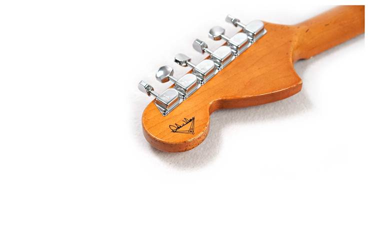 Fender Custom Shop '69 Stratocaster Relic Black Over Purple Paisley Maple Fingerboard Masterbuilt by Dale Wilson (Pre-Owned)  Fender Custom Shop '69 Stratocaster Relic Black Over Purple Paisley Maple Fingerboard Masterbuilt by Dale Wilson (Pre-Owned)