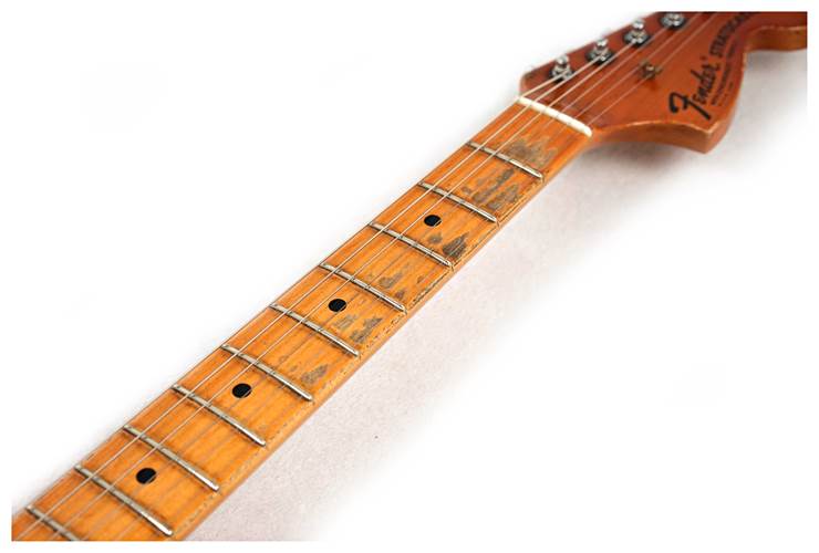 Fender Custom Shop '69 Stratocaster Relic Black Over Purple Paisley Maple Fingerboard Masterbuilt by Dale Wilson (Pre-Owned)  Fender Custom Shop '69 Stratocaster Relic Black Over Purple Paisley Maple Fingerboard Masterbuilt by Dale Wilson (Pre-Owned)