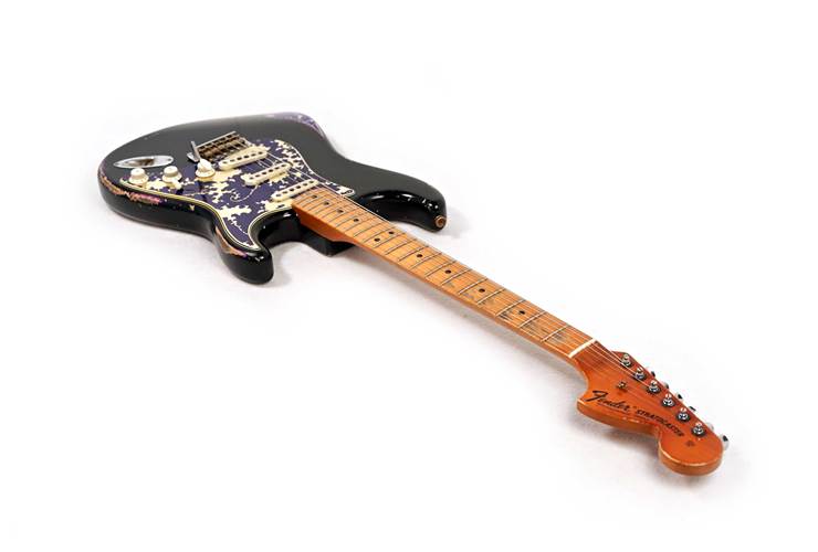Fender Custom Shop '69 Stratocaster Relic Black Over Purple Paisley Maple Fingerboard Masterbuilt by Dale Wilson (Pre-Owned)  Fender Custom Shop '69 Stratocaster Relic Black Over Purple Paisley Maple Fingerboard Masterbuilt by Dale Wilson (Pre-Owned)