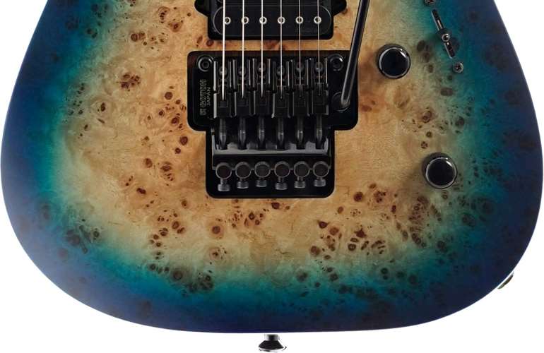 Jackson 2021 MJ Made in Japan Dinky DKRP Trans Blue Burst (Pre-Owned) Jackson 2021 MJ Made in Japan Dinky DKRP Trans Blue Burst (Pre-Owned)