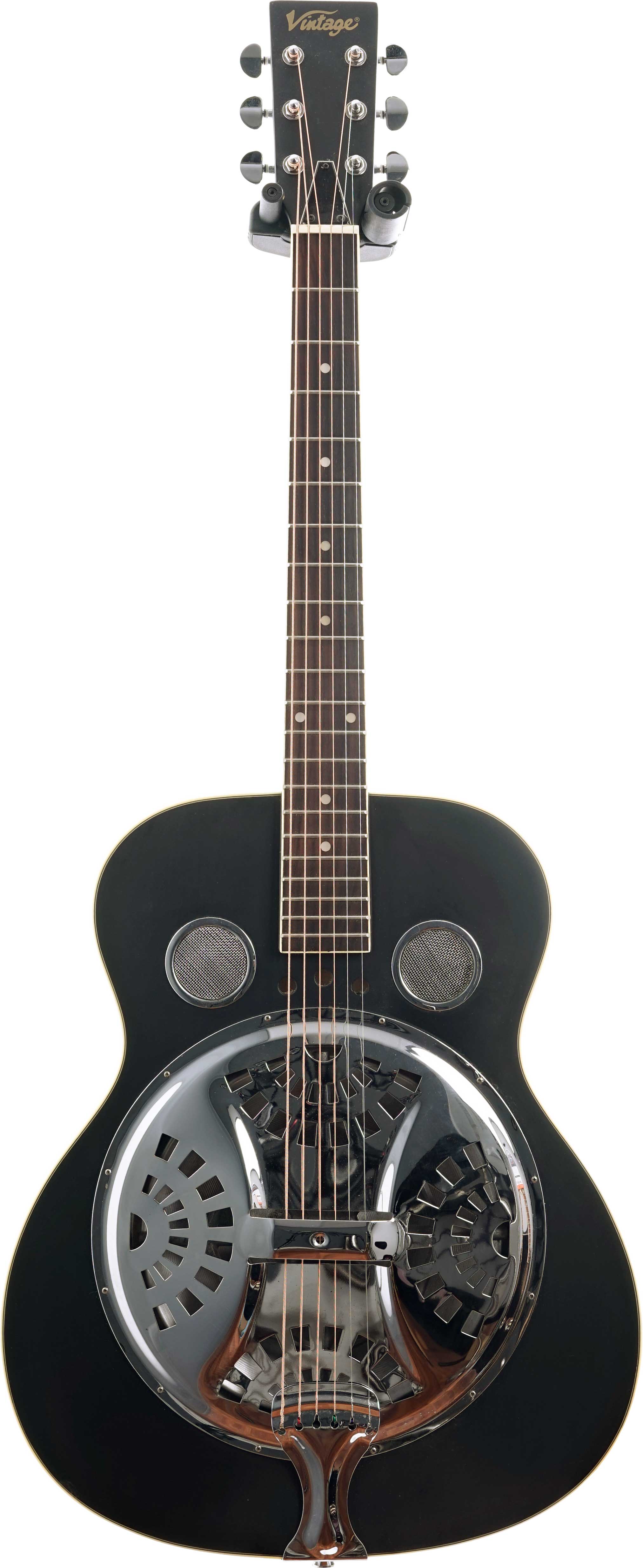 Vintage VRA400BK Resonator Guitar (Pre-Owned)