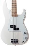 Fender Standard Precision Bass Olympic White Maple Fingerboard (Pre-Owned)