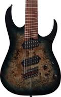 Ibanez RGMS7PB 7 String Multi Scale Cosmic Blue Star Burst (Pre-Owned)