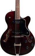 Alvarez AAT34/BGE Single Cut Semi Acoustic with Center Block Burgundy Gloss (Pre-Owned)
