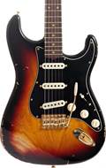 Fender Custom Shop Limited Edition Custom 62 Relic Stratocaster Three Tone Sunburst (Pre-Owned)