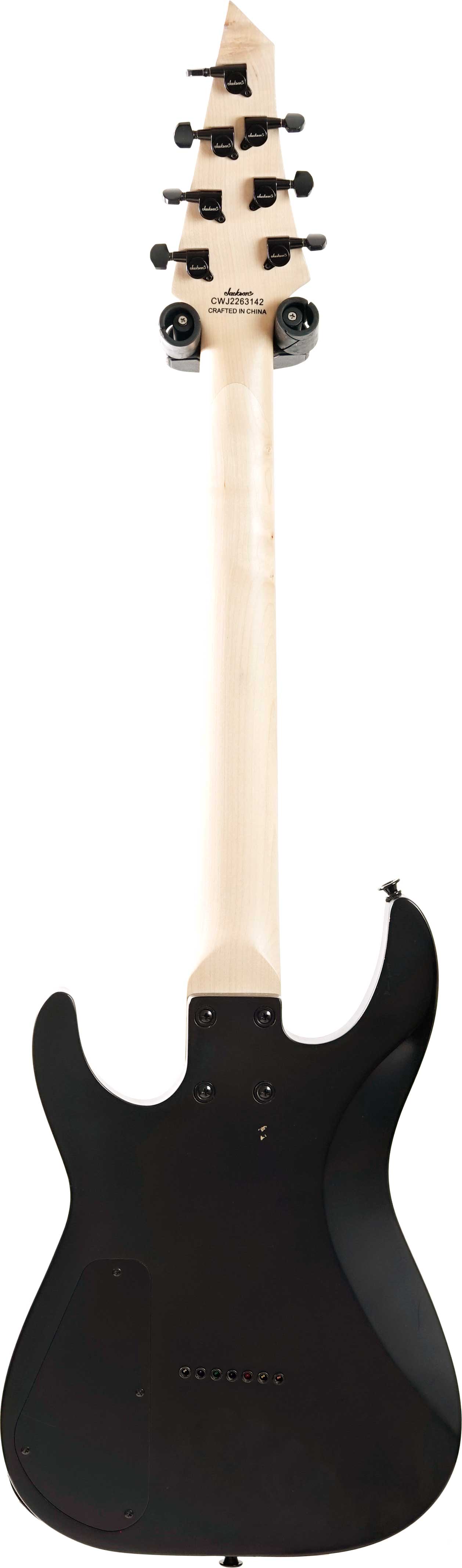 Jackson JS Series Dinky Arch Top JS22-7 DKA HT Amaranth Fingerboard Satin Black (Pre-Owned)