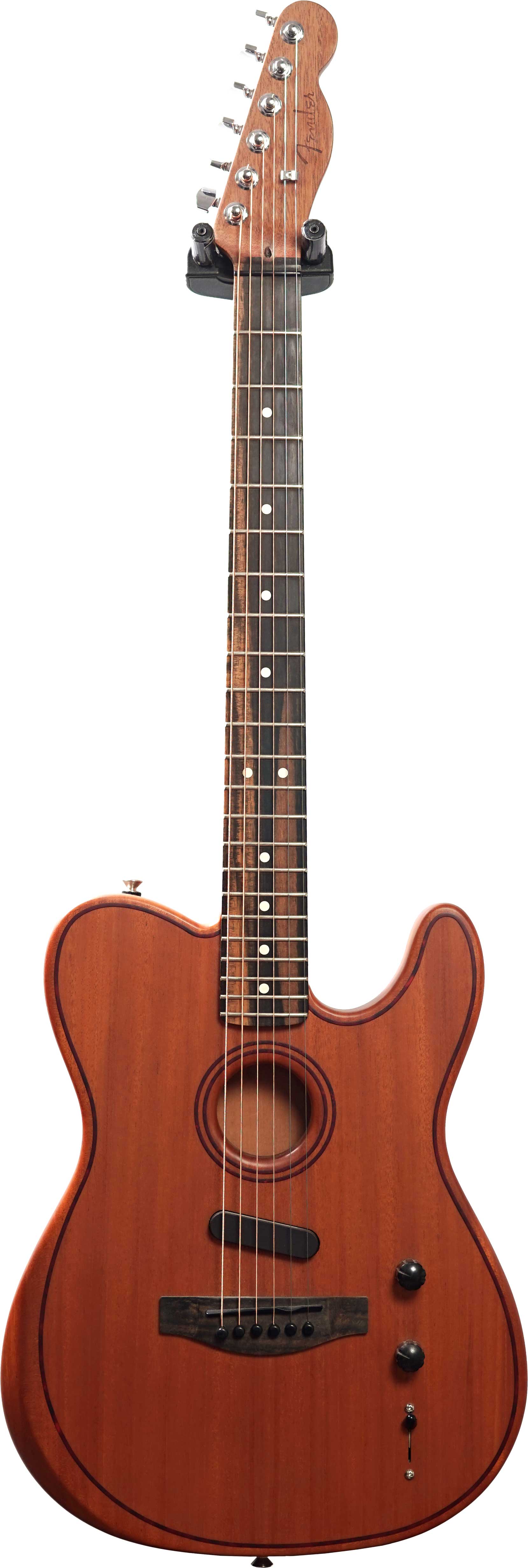 Fender American Acoustasonic Telecaster All-Mahogany Ebony Natural (Pre-Owned)