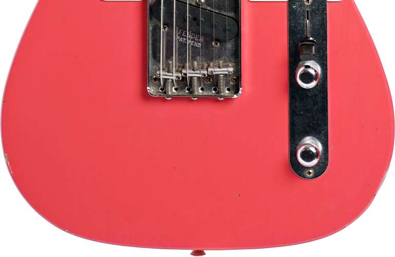 Fender Custom Shop 1956 Telecaster Journeyman Relic Fiesta Red Maple Fingerboard (Pre-Owned) Fender Custom Shop 1956 Telecaster Journeyman Relic Fiesta Red Maple Fingerboard (Pre-Owned)