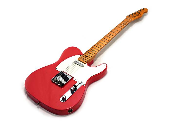Fender Custom Shop 1956 Telecaster Journeyman Relic Fiesta Red Maple Fingerboard (Pre-Owned) Fender Custom Shop 1956 Telecaster Journeyman Relic Fiesta Red Maple Fingerboard (Pre-Owned)