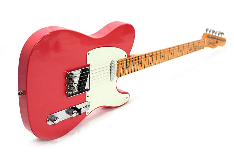 Fender Custom Shop 1956 Telecaster Journeyman Relic Fiesta Red Maple Fingerboard (Pre-Owned) Fender Custom Shop 1956 Telecaster Journeyman Relic Fiesta Red Maple Fingerboard (Pre-Owned)