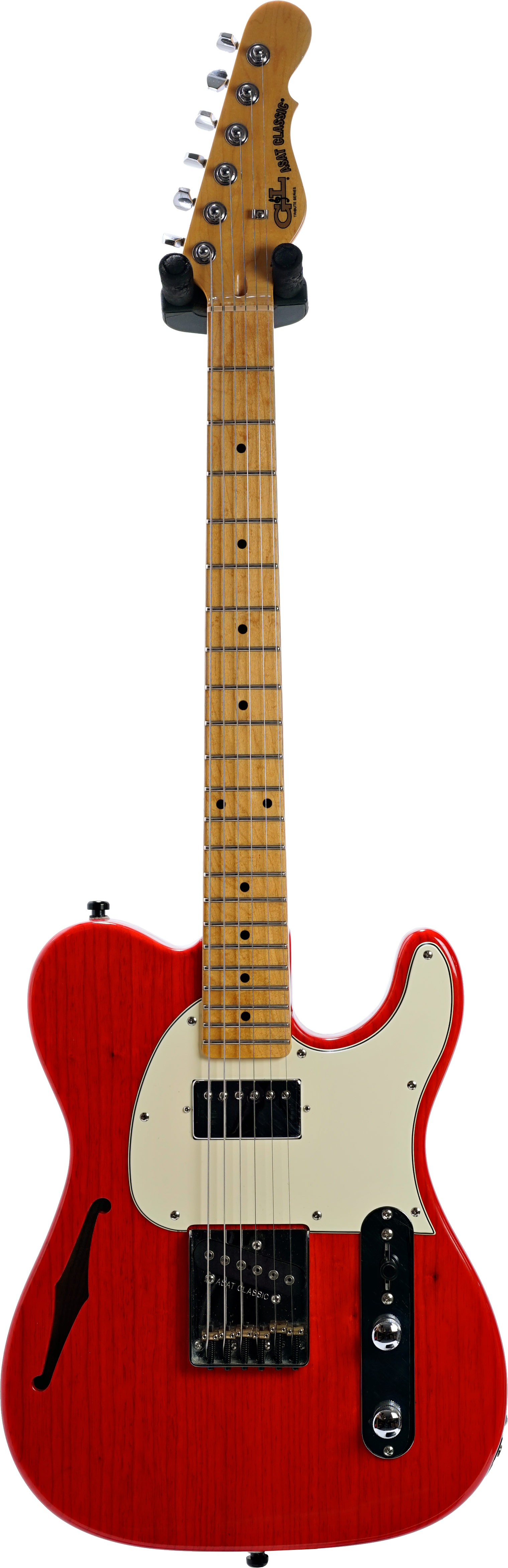 G&L Tribute ASAT Classic Bluesboy Semi-Hollow Clear Orange Maple