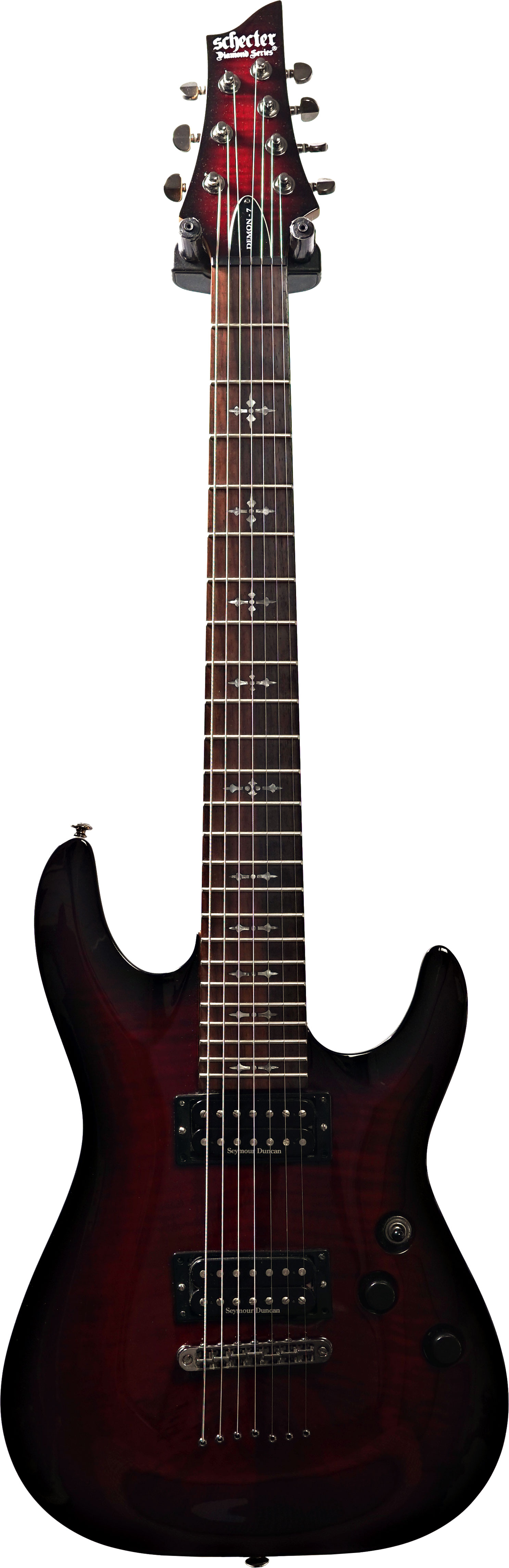 Schecter Demon-7 Crimson Red Burst (Pre-Owned)