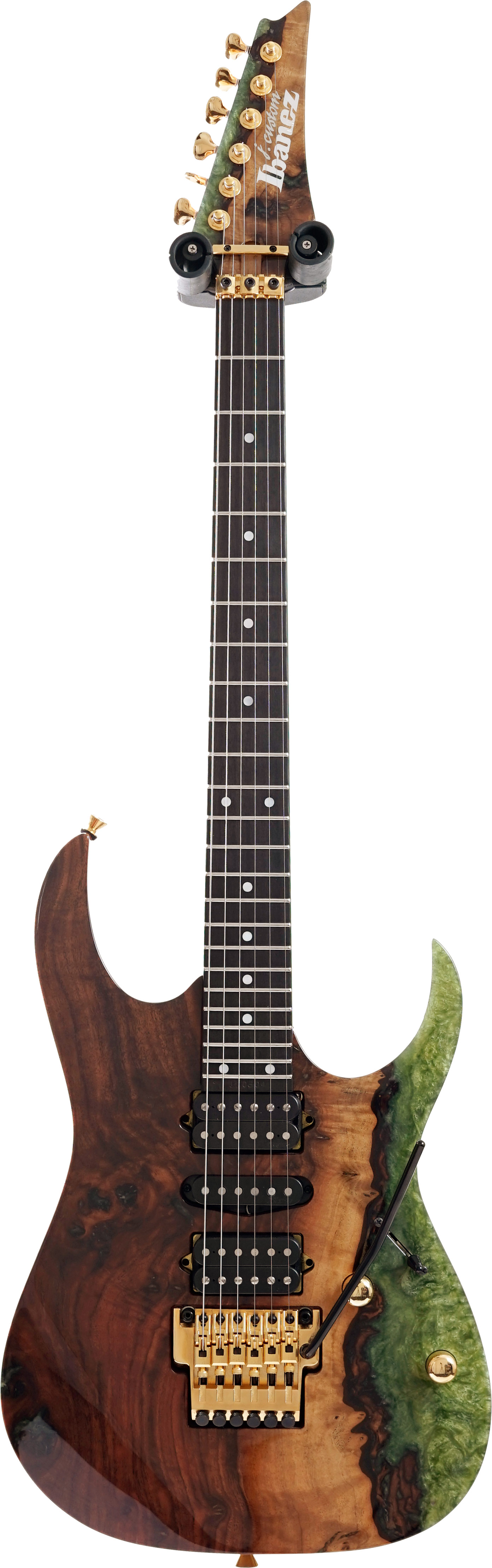 Ibanez J Custom JCRG2102 Walnut and Green Resin (Pre-Owned)