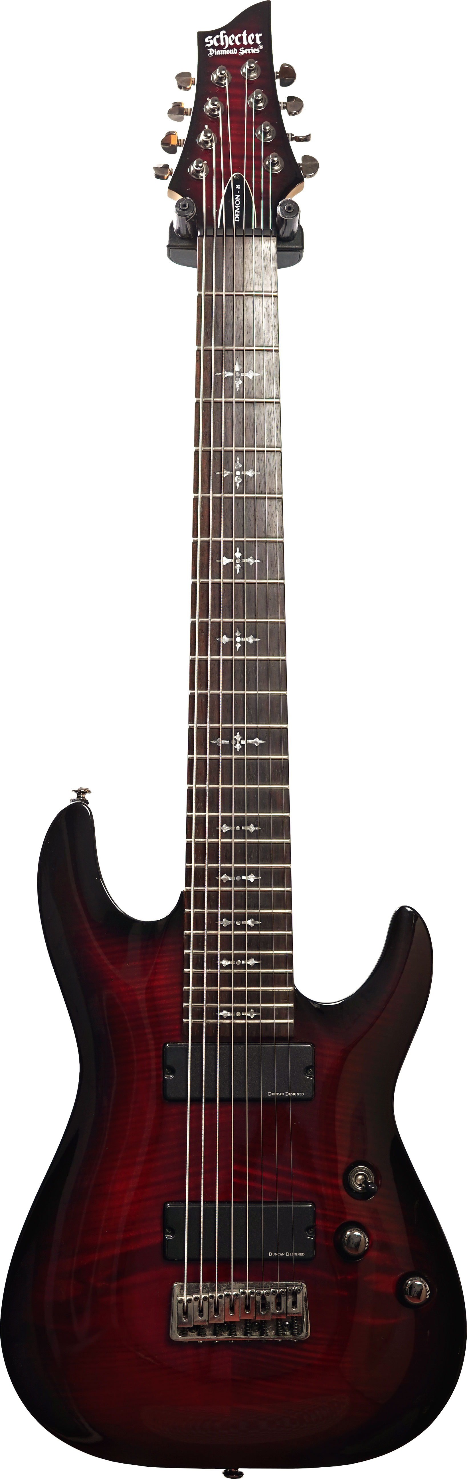 Schecter Demon-8 Crimson Red Burst (Pre-Owned) | guitarguitar