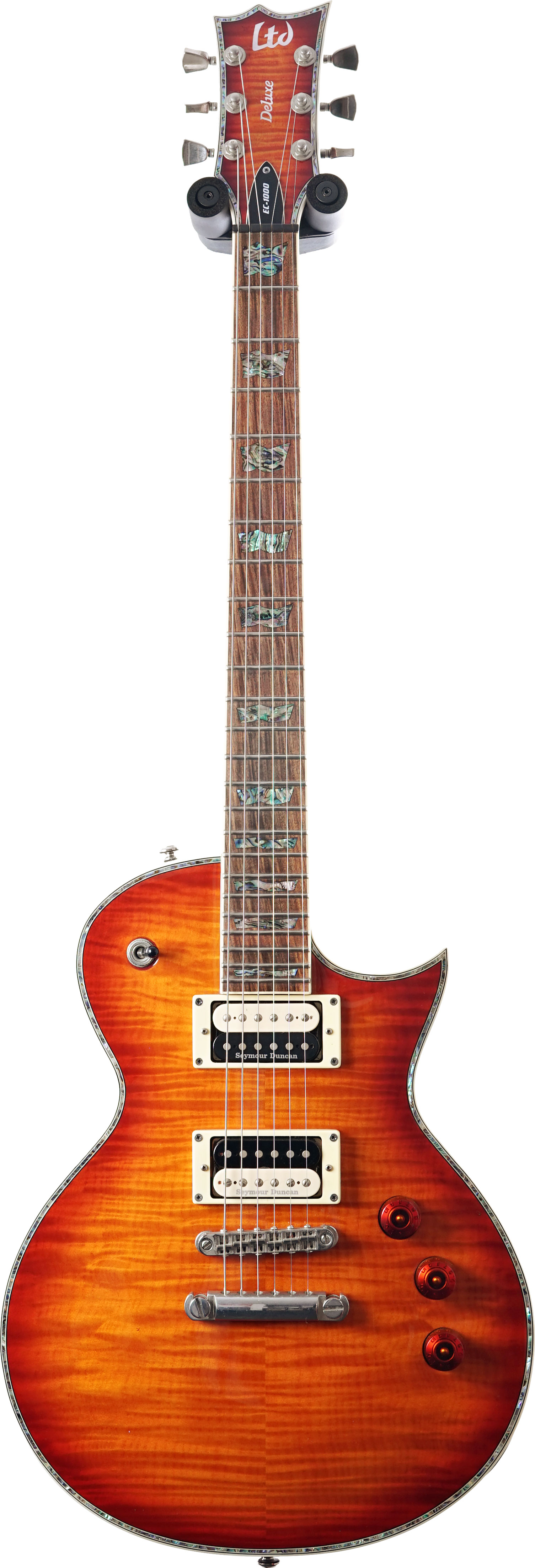 ESP LTD EC-1000FM ASB Amber Sunburst Flame Maple Seymour Duncan