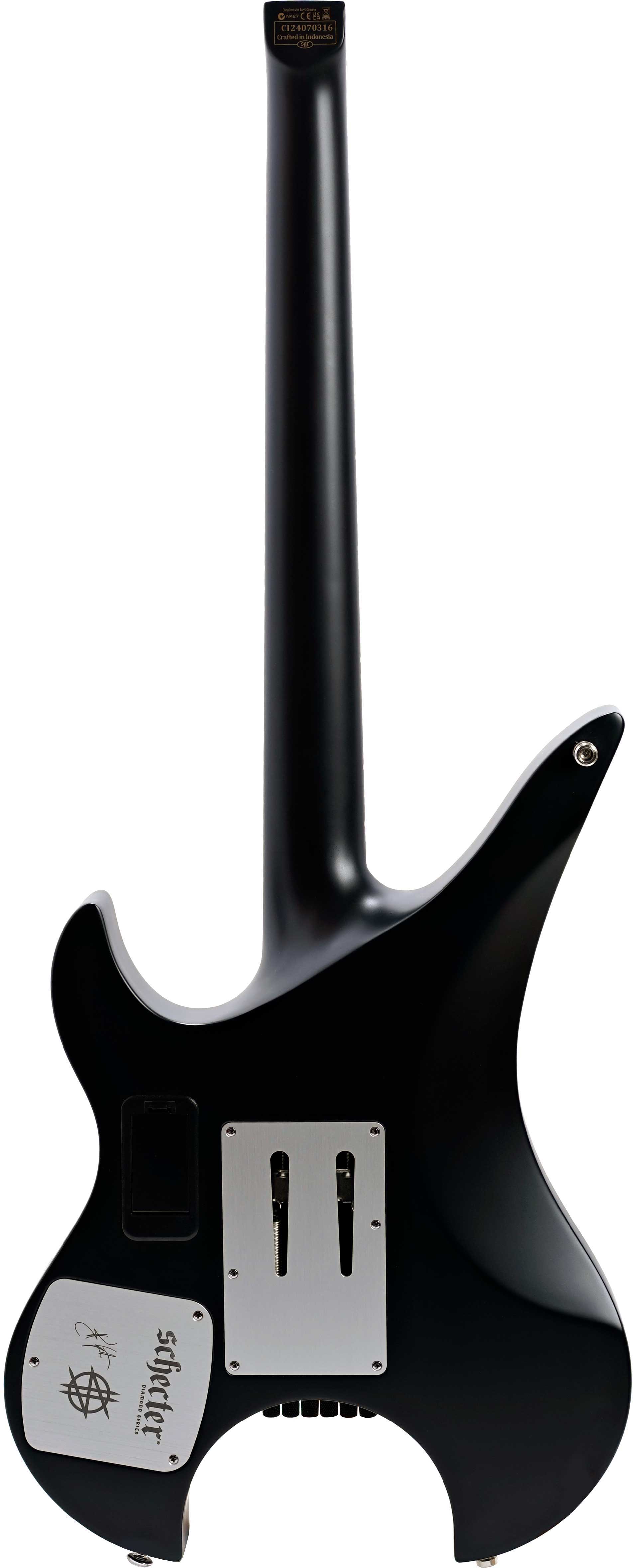 Schecter Synyster Gates Custom 6 TR S Headless Satin Black (Pre-Owned)