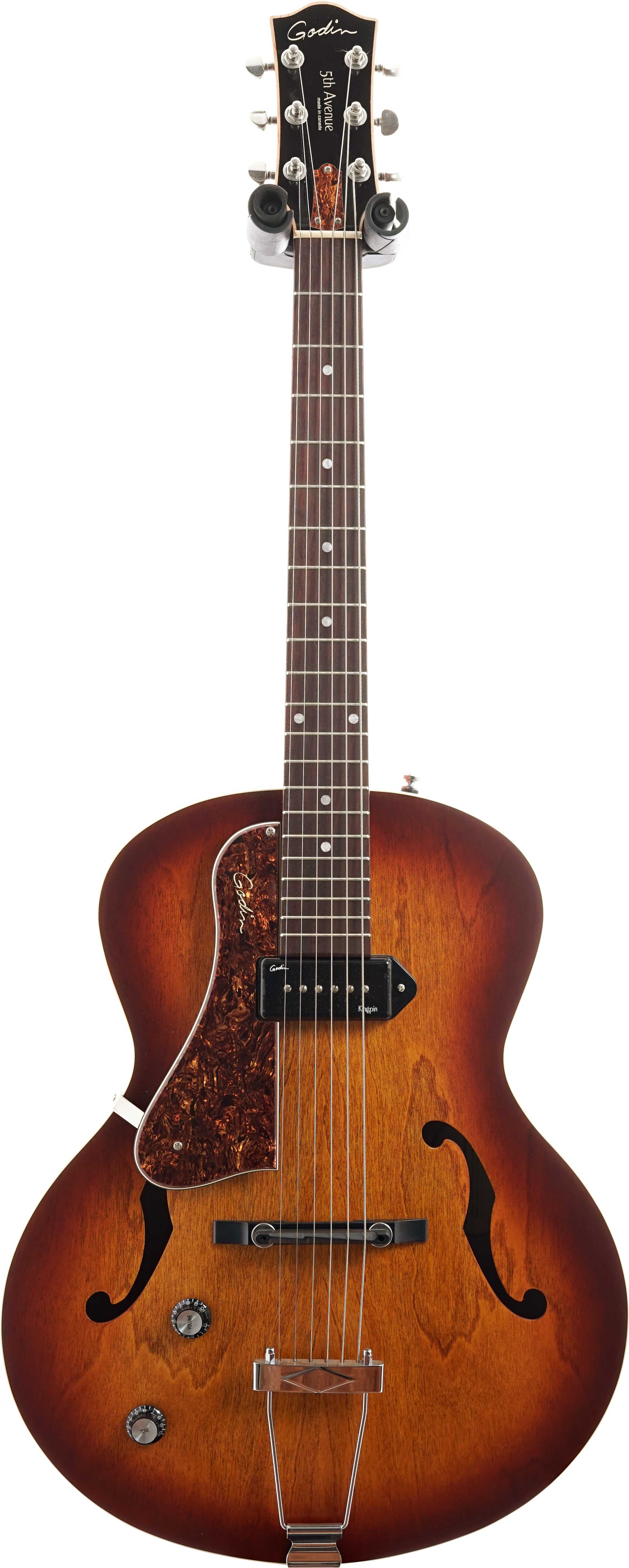 Godin 5th Avenue Kingpin P90 Cognac Burst Left Handed (Pre-Owned)
