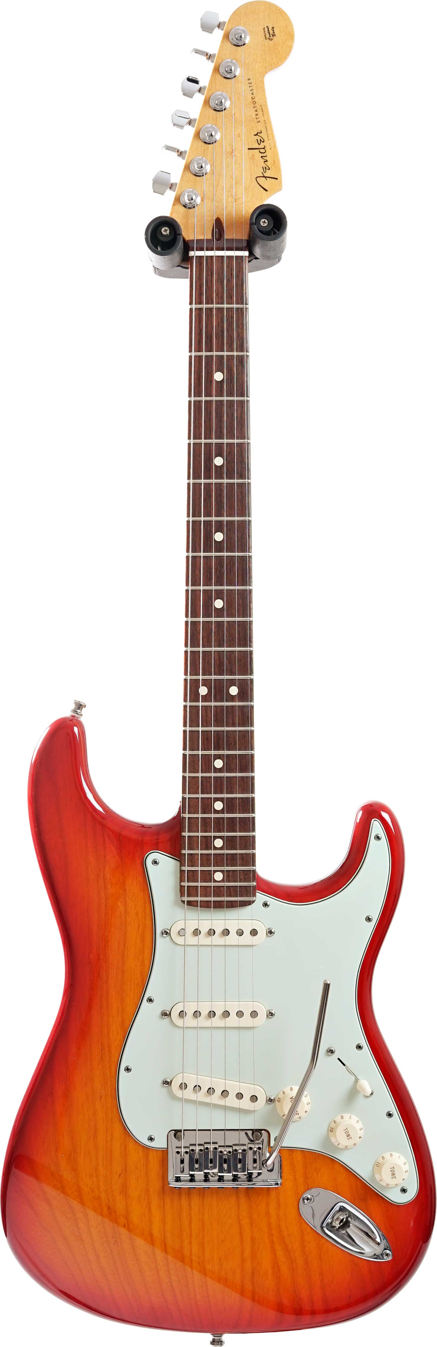 Fender Custom Shop 2010 Custom Deluxe Stratocaster Rosewood Fingerboard Aged Cherry Sunburst (Pre-Owned)