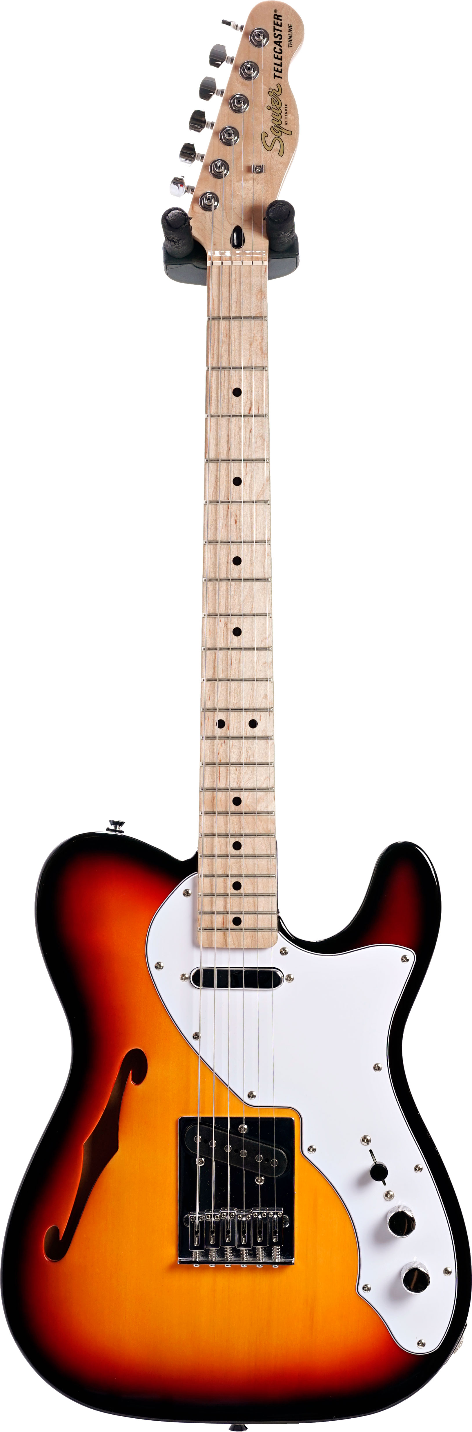 Squier Affinity Series Telecaster Thinline White Pickguard 3-Colour Sunburst Maple Fingerboard (Pre-Owned)
