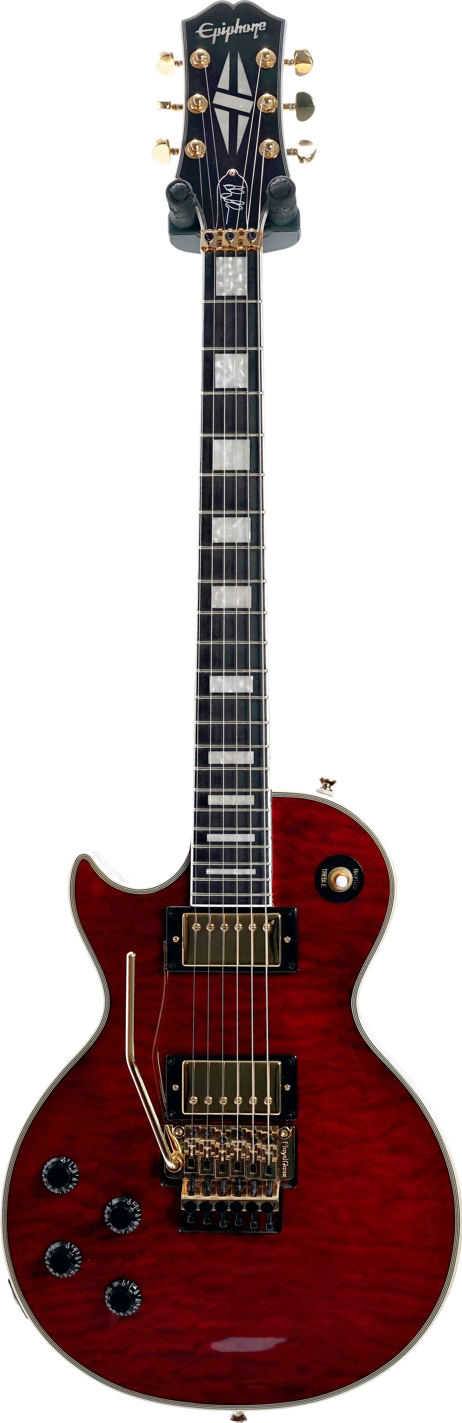 Epiphone Alex Lifeson Les Paul Custom Axcess Quilt Left Handed Ruby (Pre-Owned)