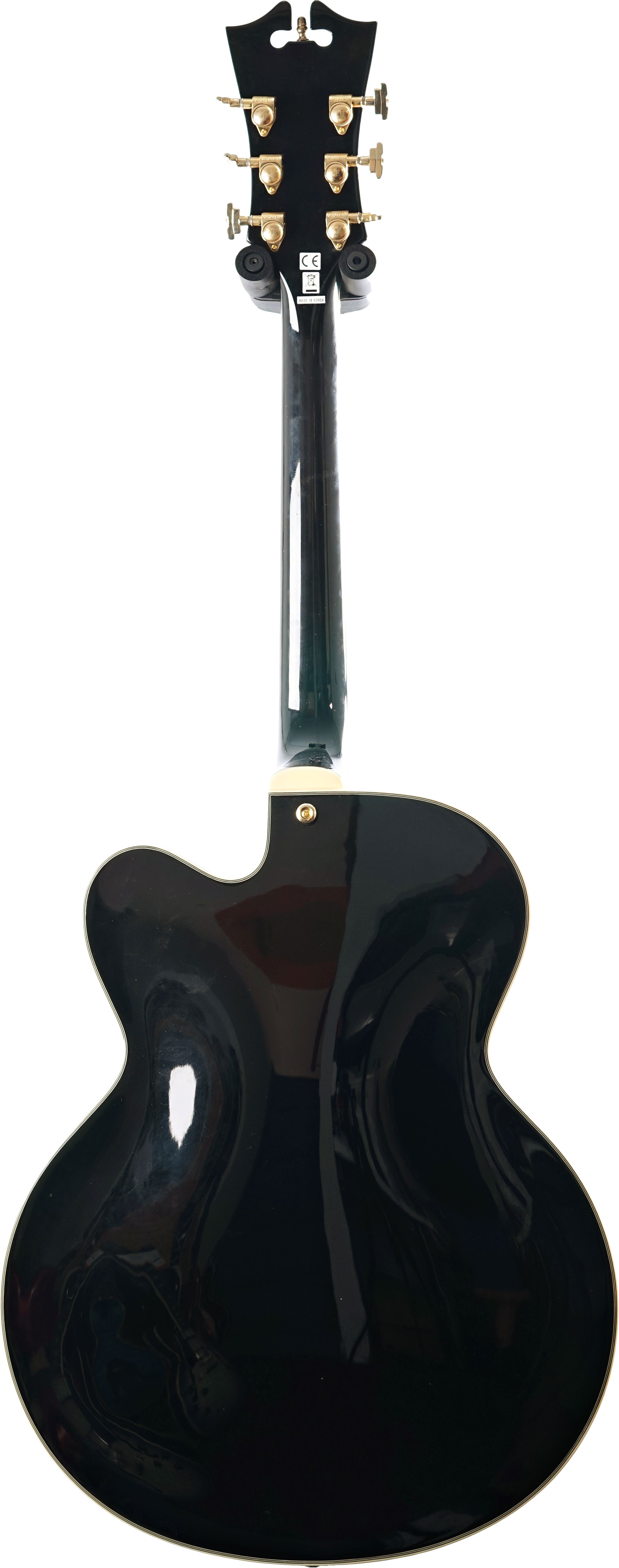 D'Angelico  EX-59 Black Archtop P-90s Black  (Pre-Owned)