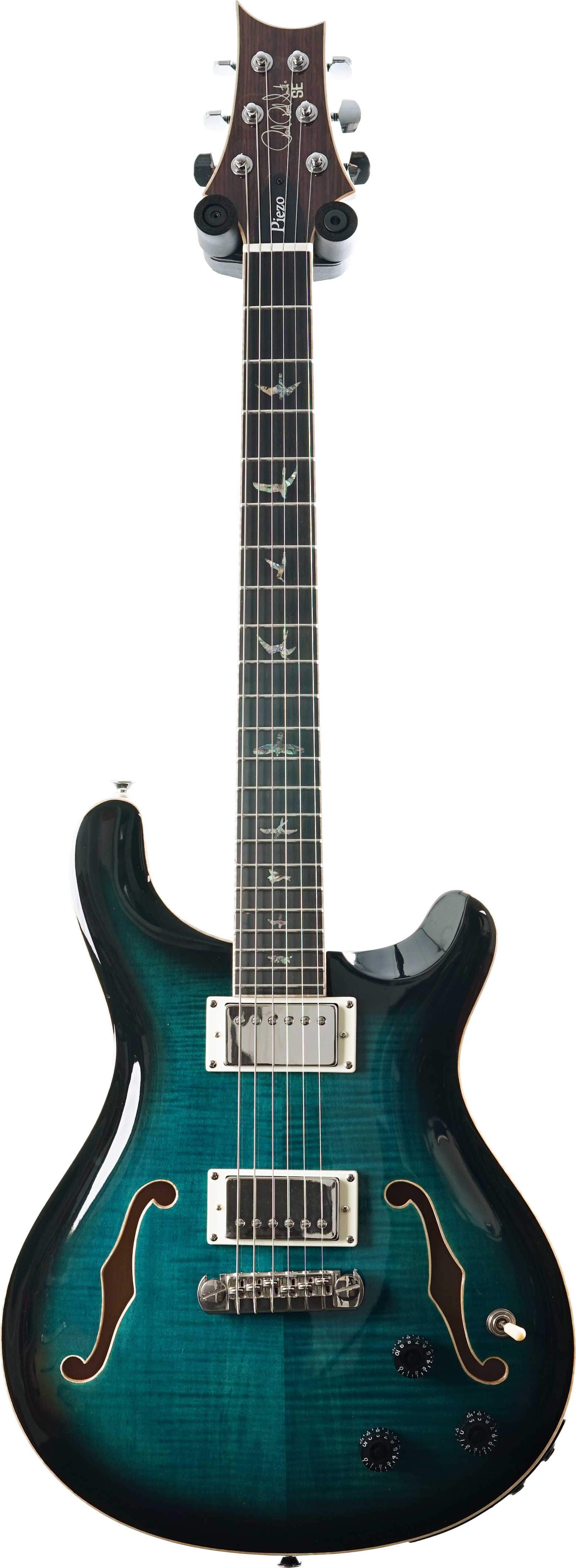 PRS SE 2020 Hollowbody II Piezo Peacock Blue Smokeburst (Pre-Owned)