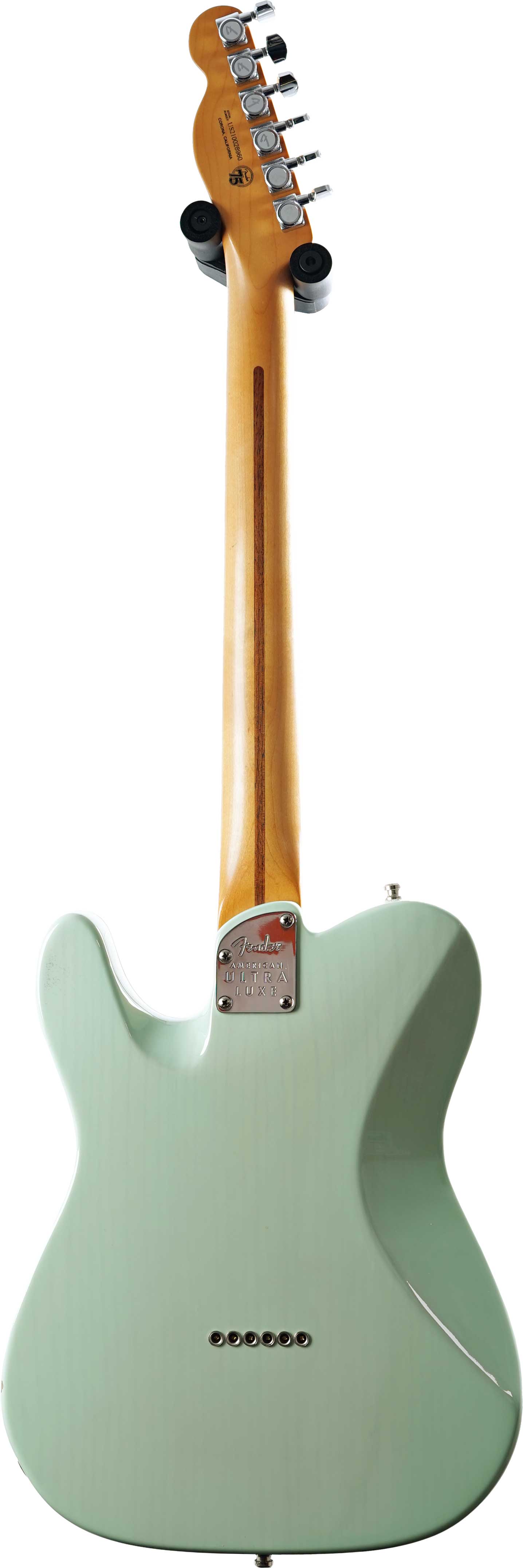 Fender 2021 American Ultra Luxe Telecaster Transparent Surf Green (Pre-Owned)