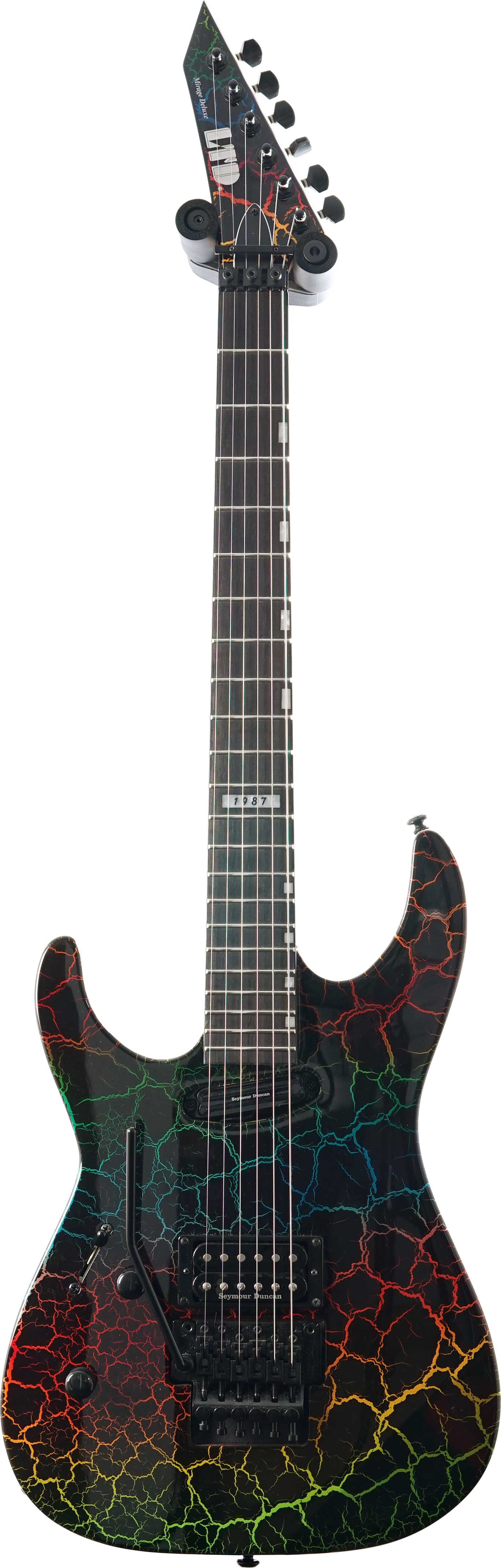 ESP LTD 2023 Mirage Deluxe '87 Rainbow Crackle Left Handed (Pre-Owned)
