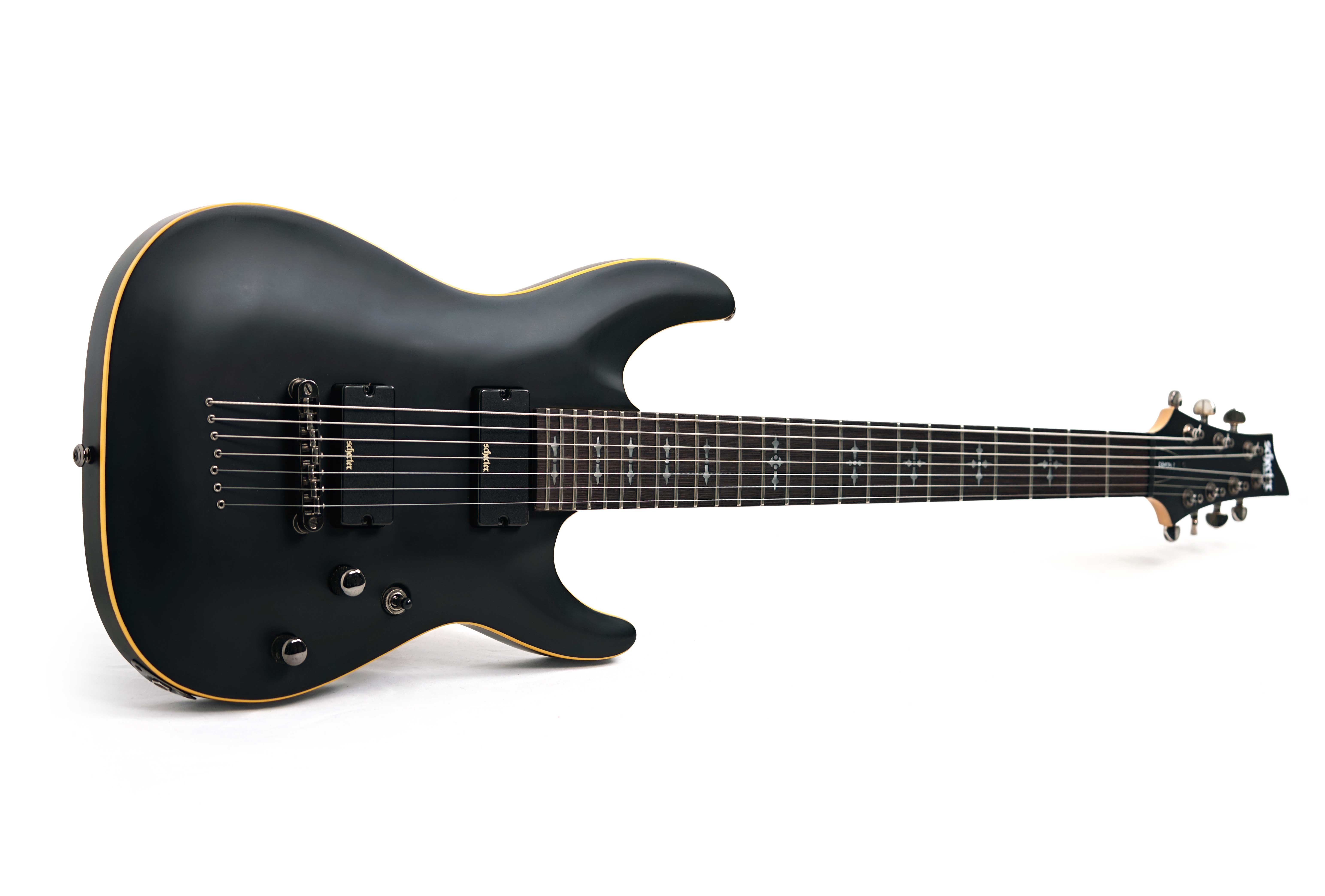 Schecter 2021 Demon-7 Aged Black Satin (Pre-Owned)