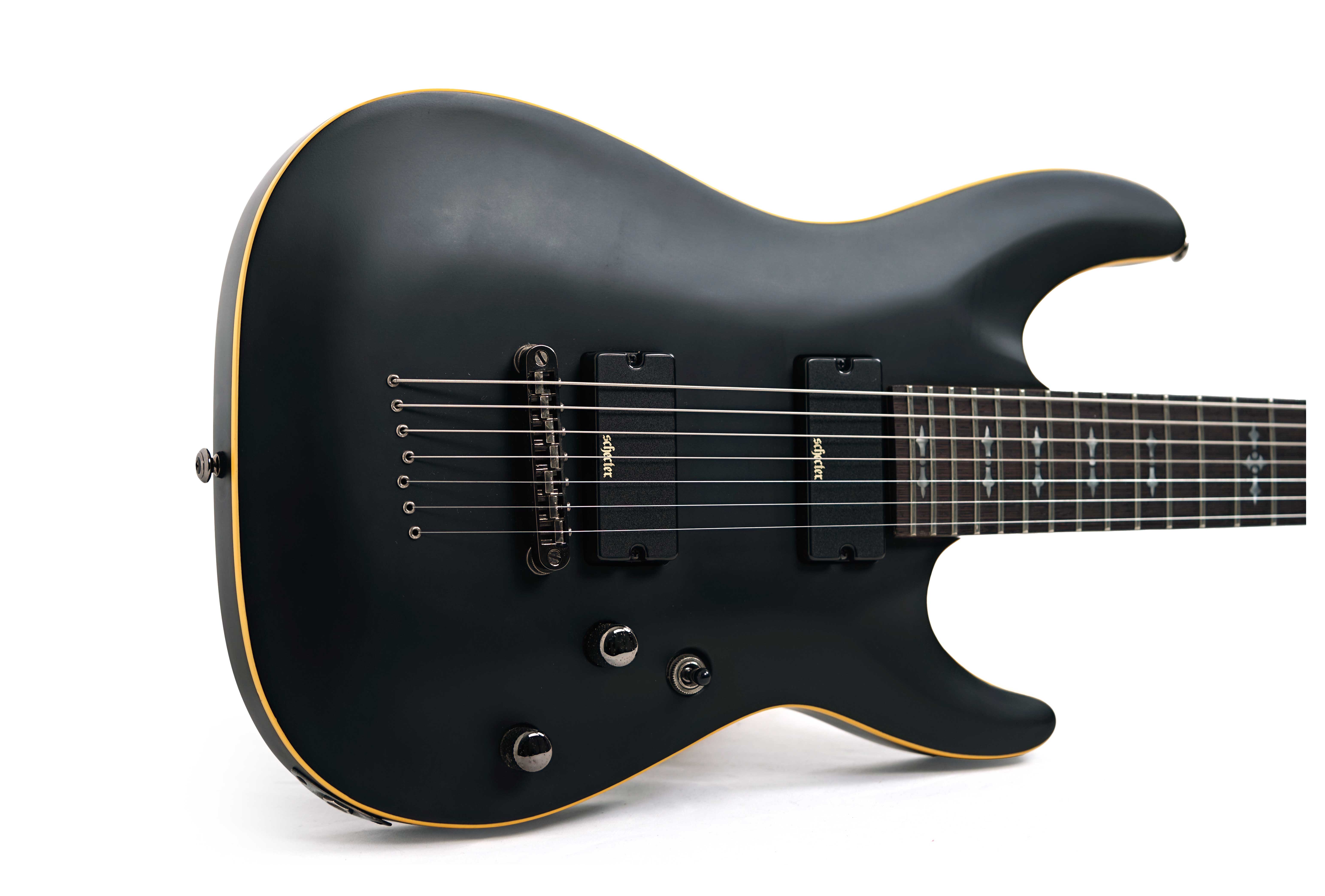 Schecter 2021 Demon-7 Aged Black Satin (Pre-Owned)