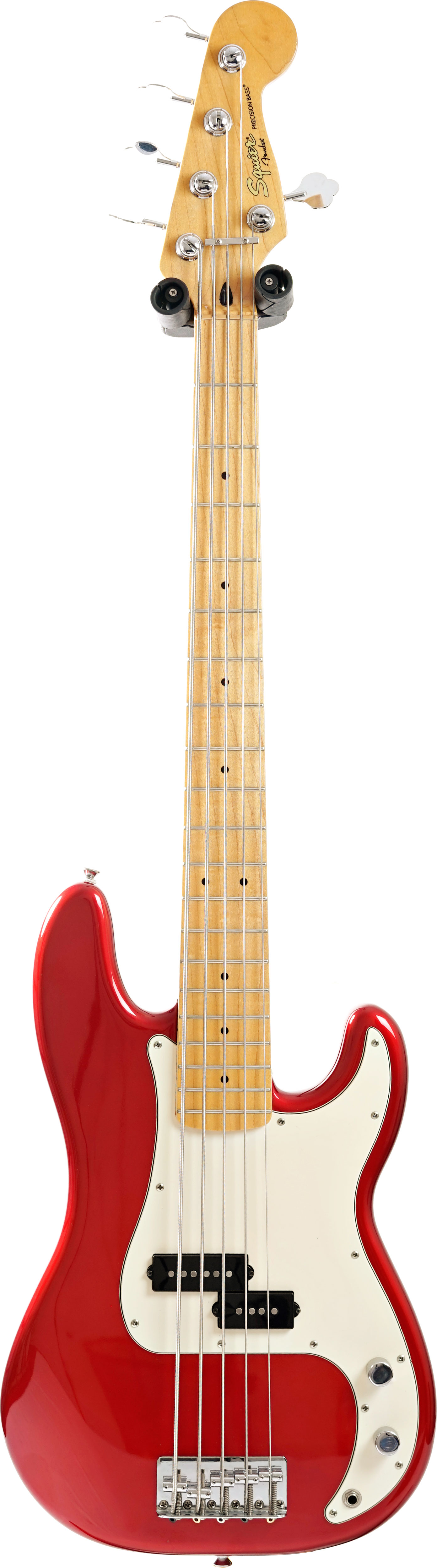 Squier 2016 Vintage Modified Precision Bass V Candy Apple Red (Pre-Owned)