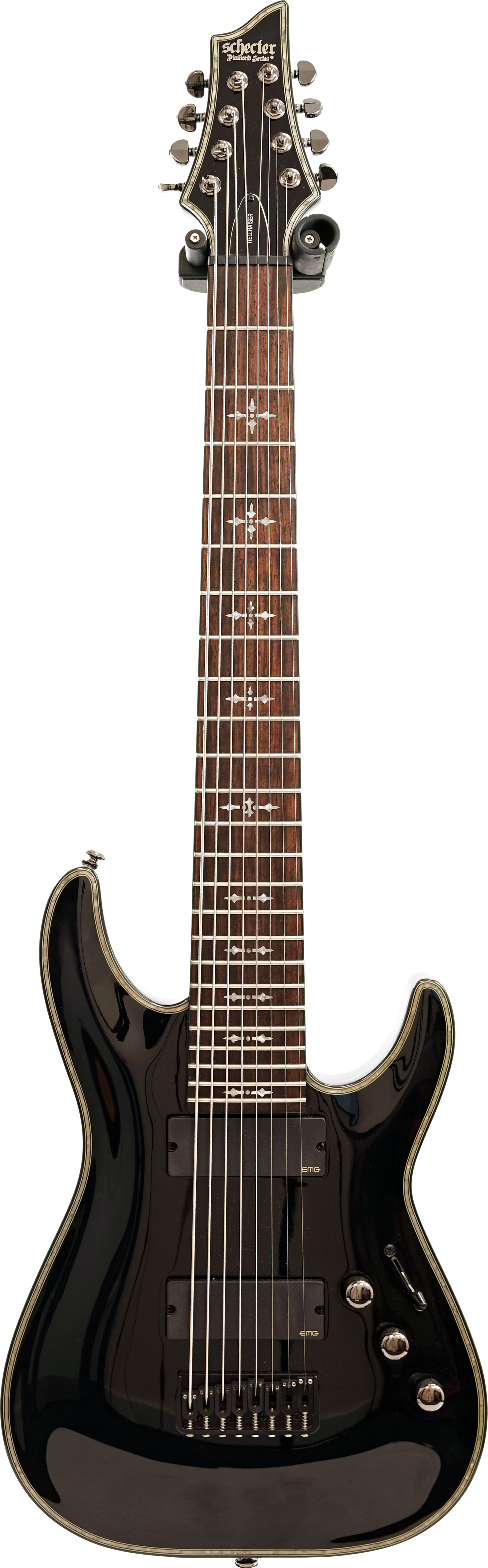 Schecter 2013 Diamond Series Hellraiser C8 Black (Pre-Owned)