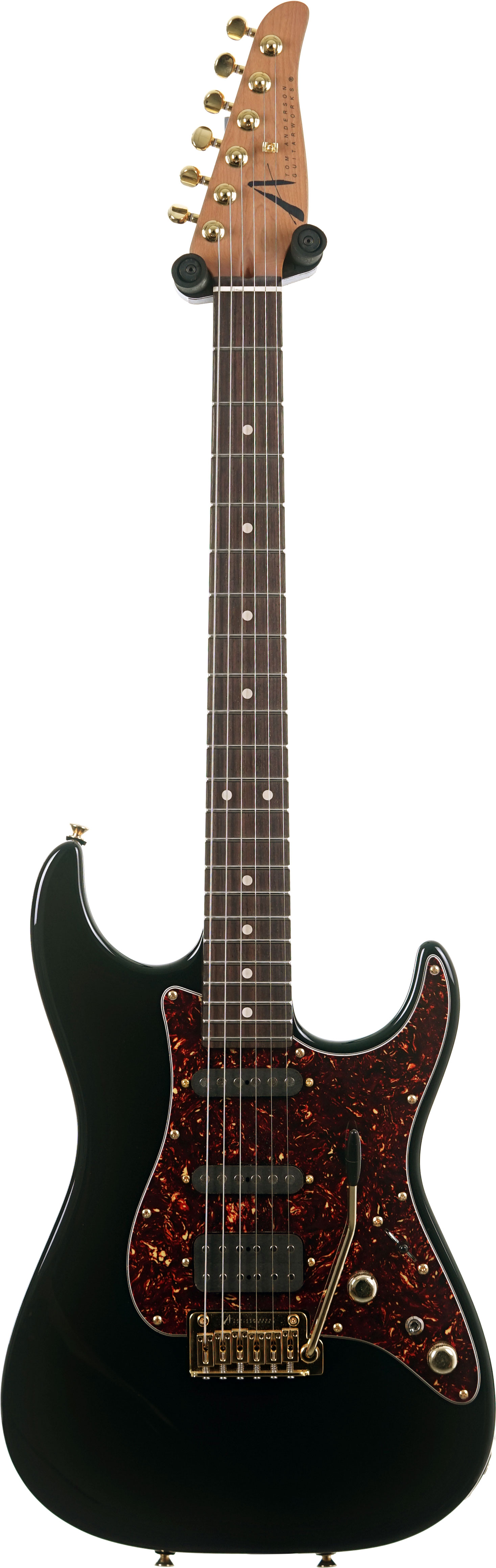 Tom Anderson 2025 Classic Black Gloss Caramelised Maple Neck Rosewood Fingerboard (Pre-Owned)