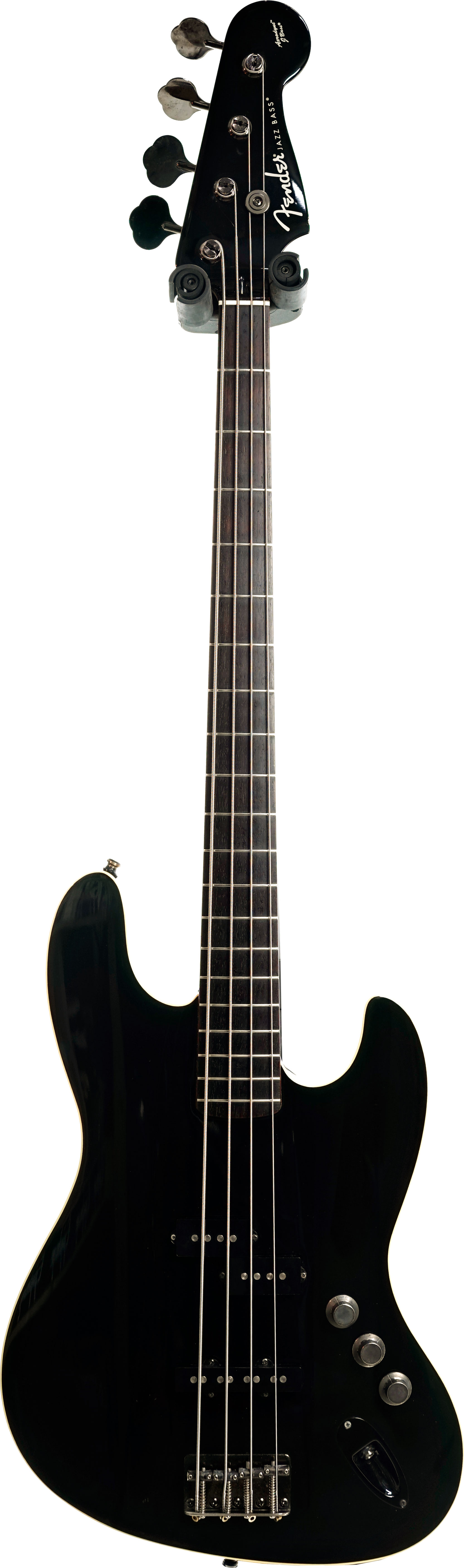 Fender Aerodyne Jazz Bass Rosewood Stained Fingerboard Black No Pickguard (Pre-Owned)