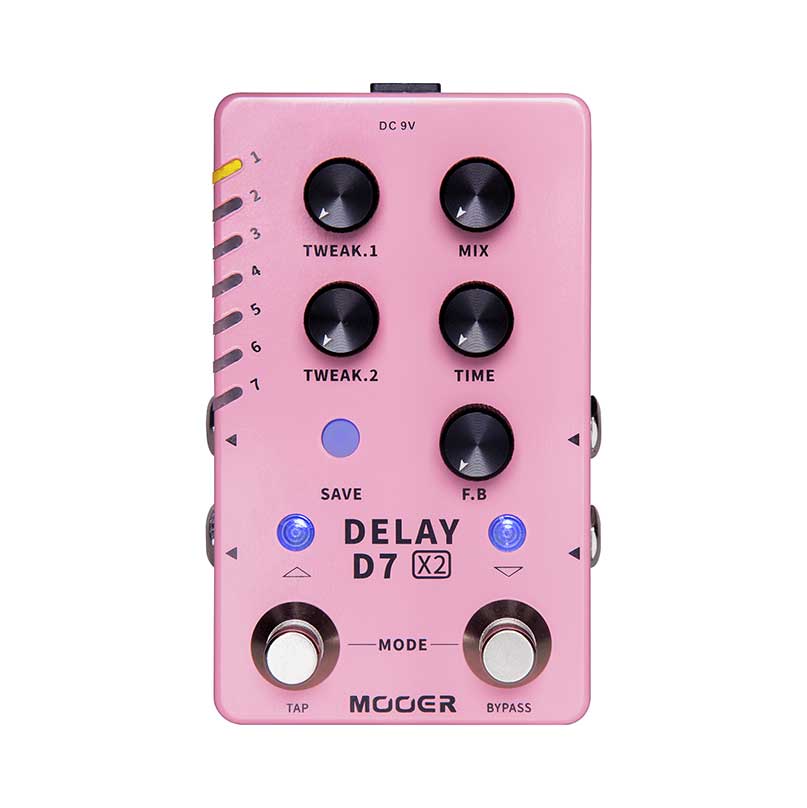 Mooer D7 X2 Delay Pedal (Pre-Owned)