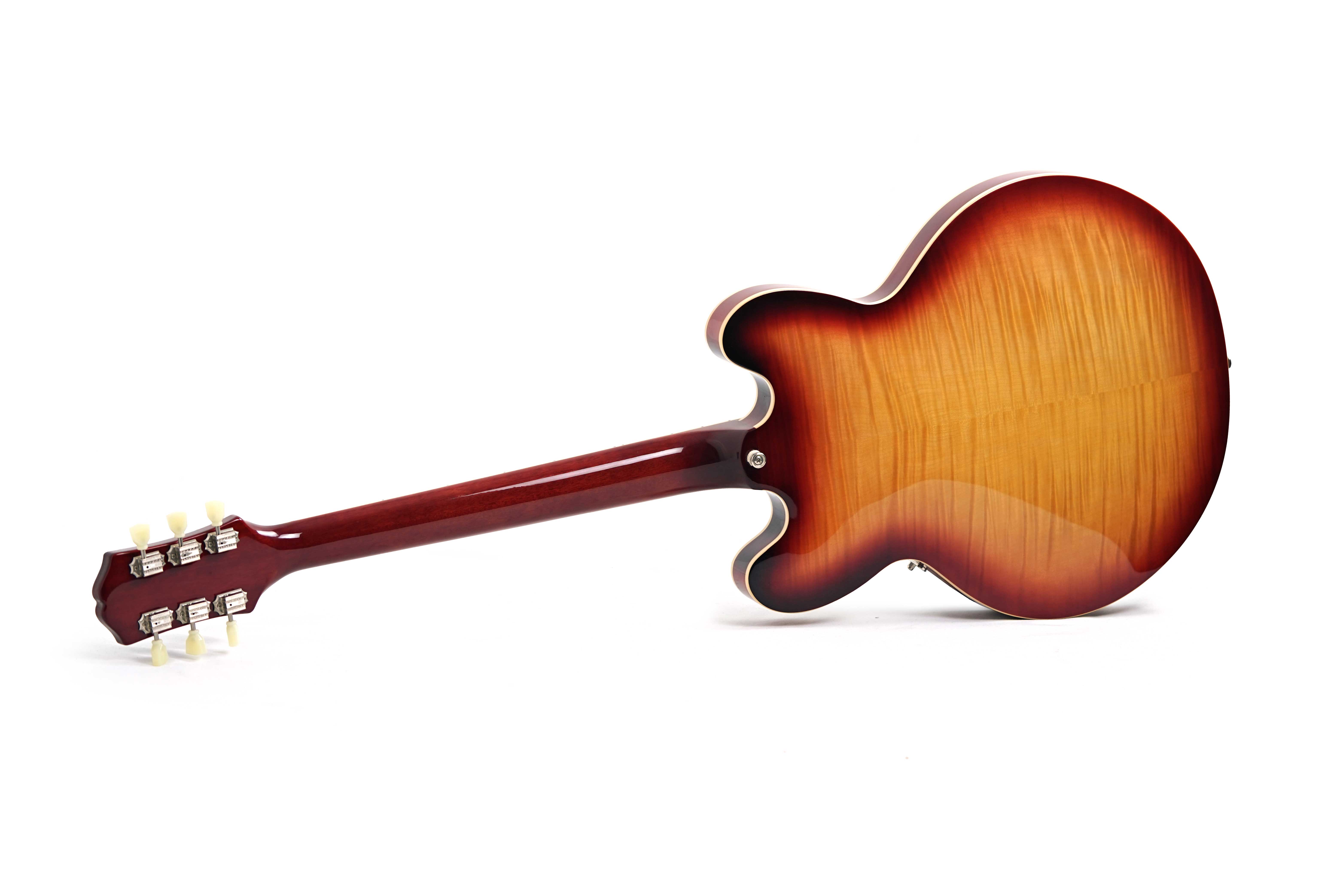 Epiphone 2021 Inspired by Gibson ES-335 Figured Raspberry Tea Burst (Pre-Owned)