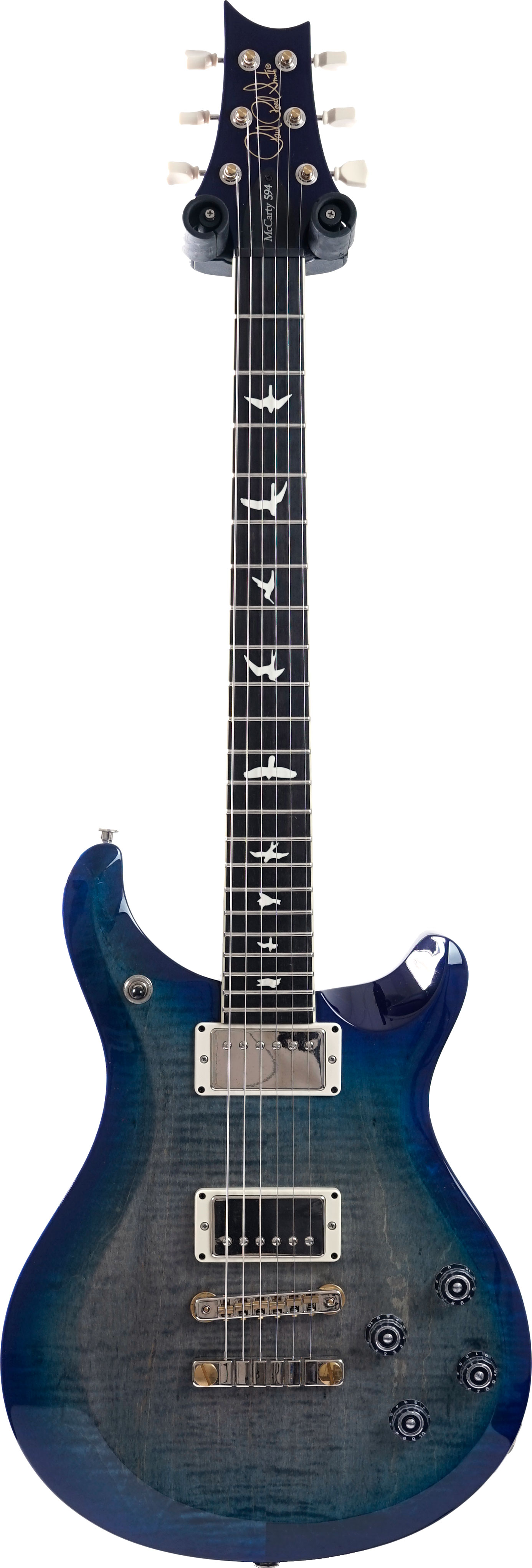 PRS S2 McCarty 594 Ebony Fingerboard Faded Grey Black Blue Burst (Pre-Owned)