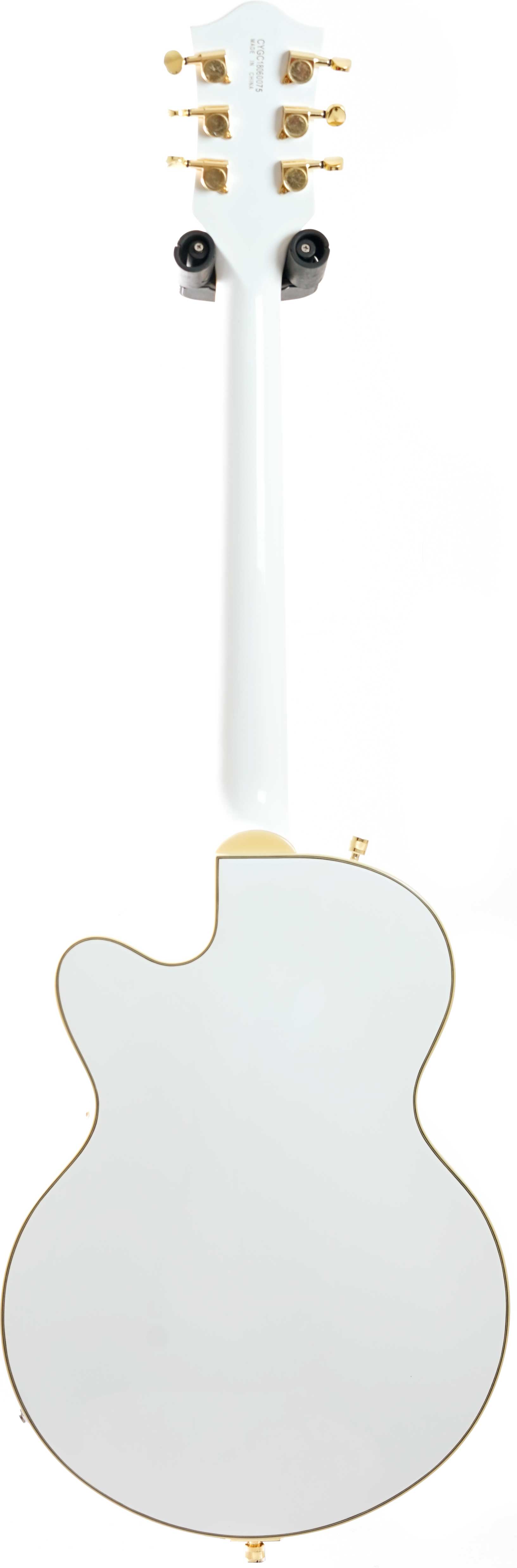 Gretsch 2018 limited edition Gretsch G5655TG Electromatic Centerblock Jr. Bisgby Snow Crest White (Pre-Owned)