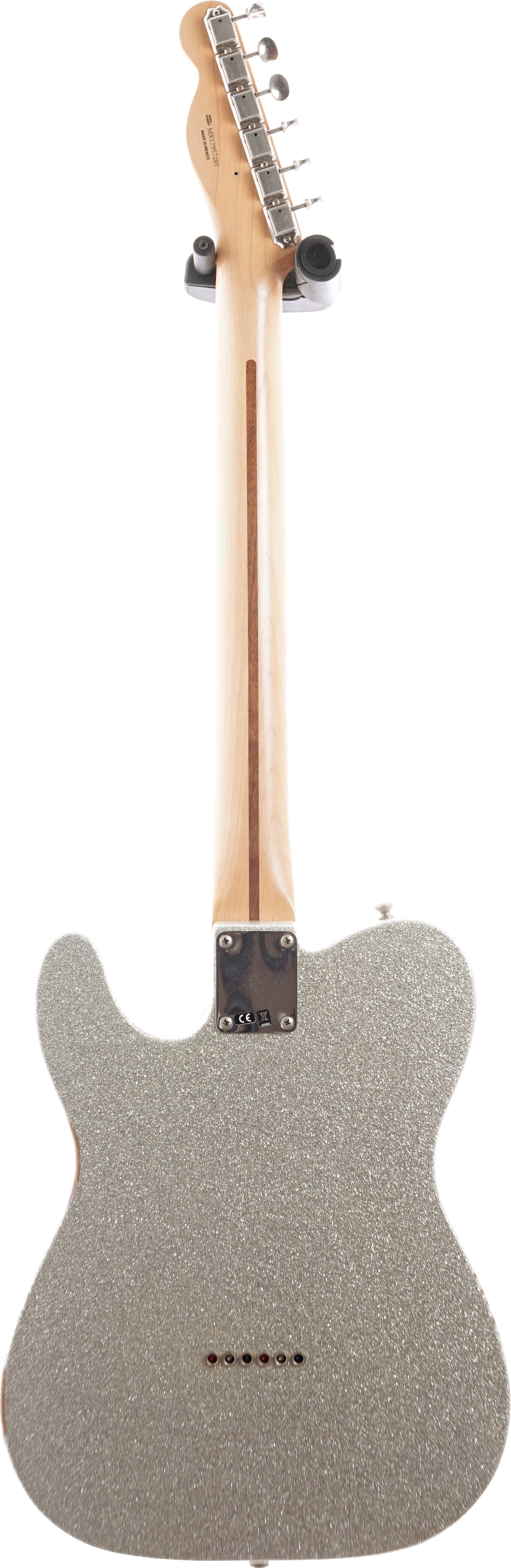 Fender 2017 Brad Paisley Road Worn Telecaster Silver Sparkle Maple Fingerboard (Pre-Owned)