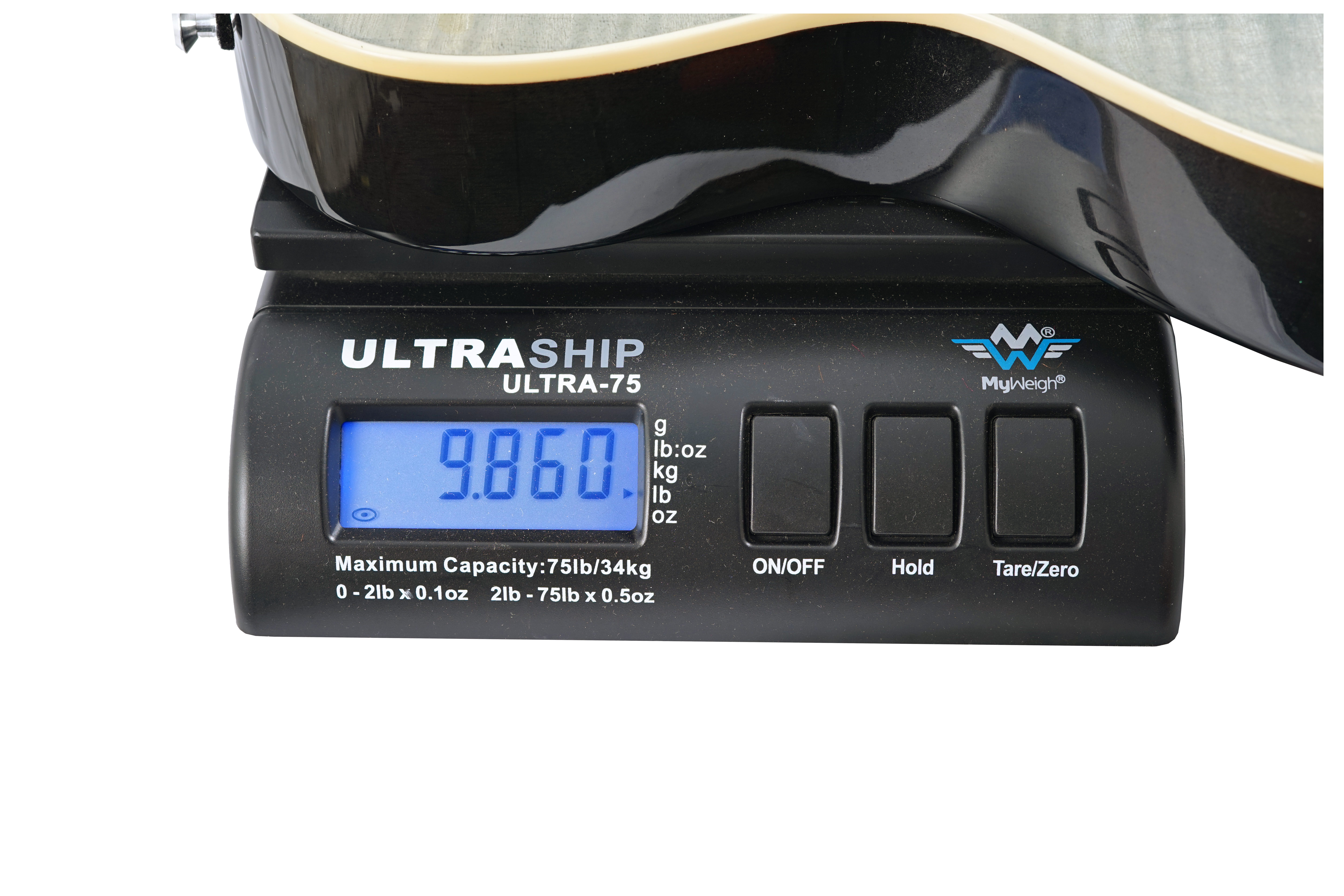 Vintage V100TBK V100 Guitar Flamed Maple Thru Black  (Pre-Owned)