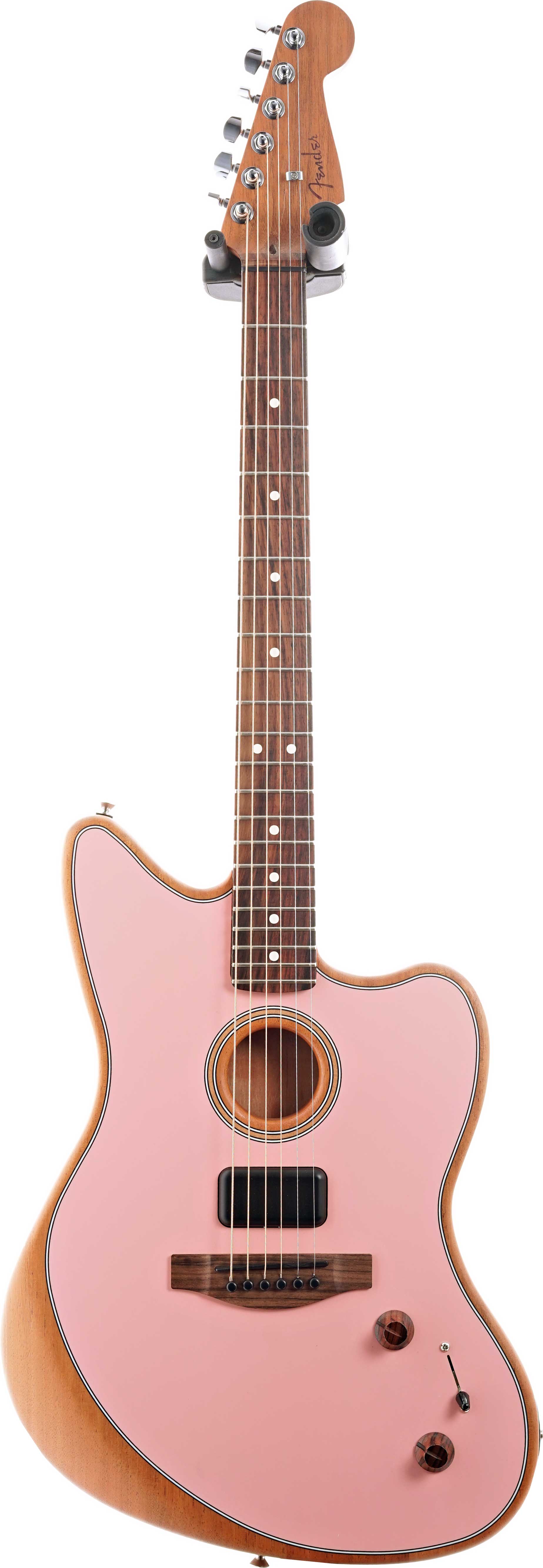 Fender Acoustasonic Player Jazzmaster Shell Pink Rosewood Fingerboard (Pre-Owned)