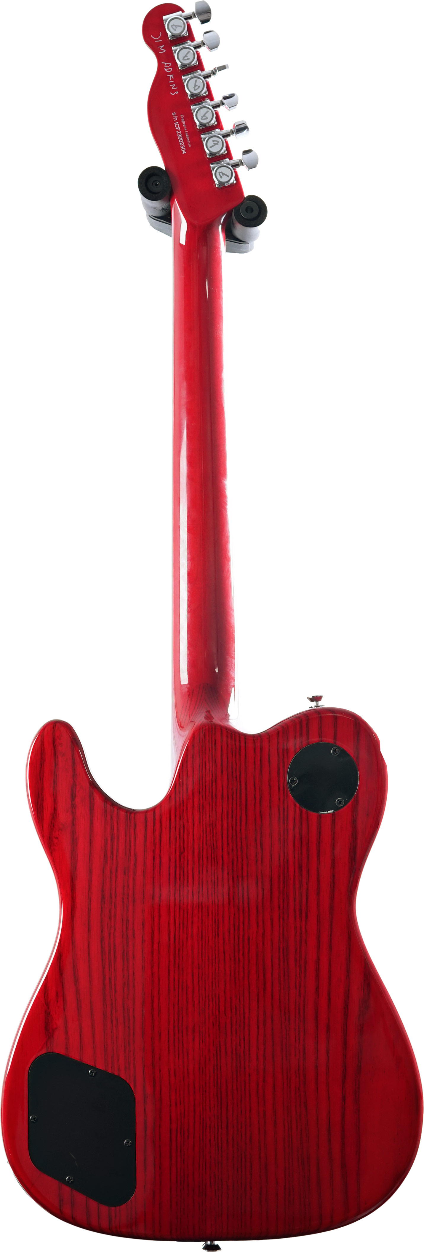 Fender JA90 Jim Adkins Telecaster Crimson Red Transparent Indian Laurel Fingerboard (Pre-Owned)