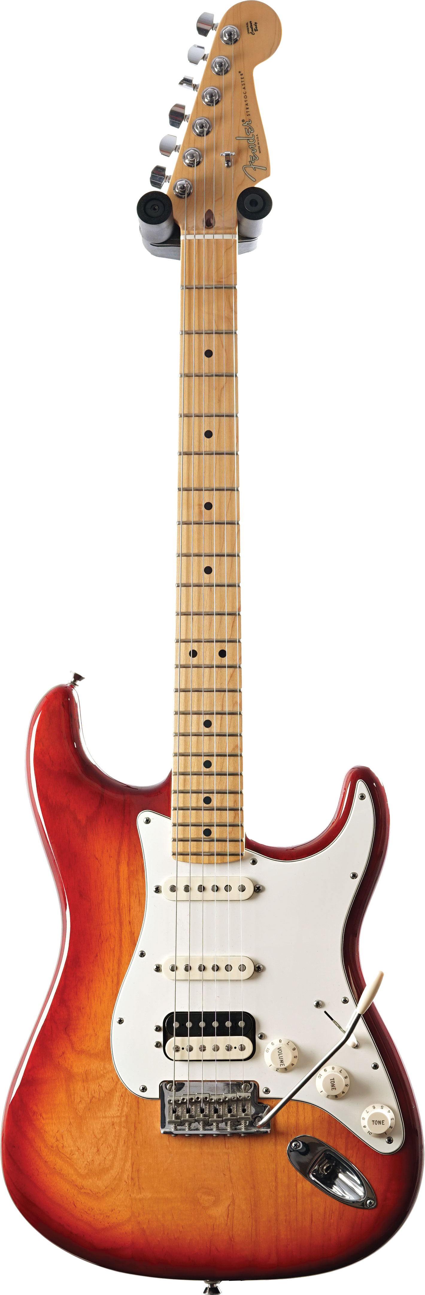 Fender 2014 American Standard Stratocaster HSS Shawbucker Maple Fingerboard Sienna Sunburst (Pre-Owned)