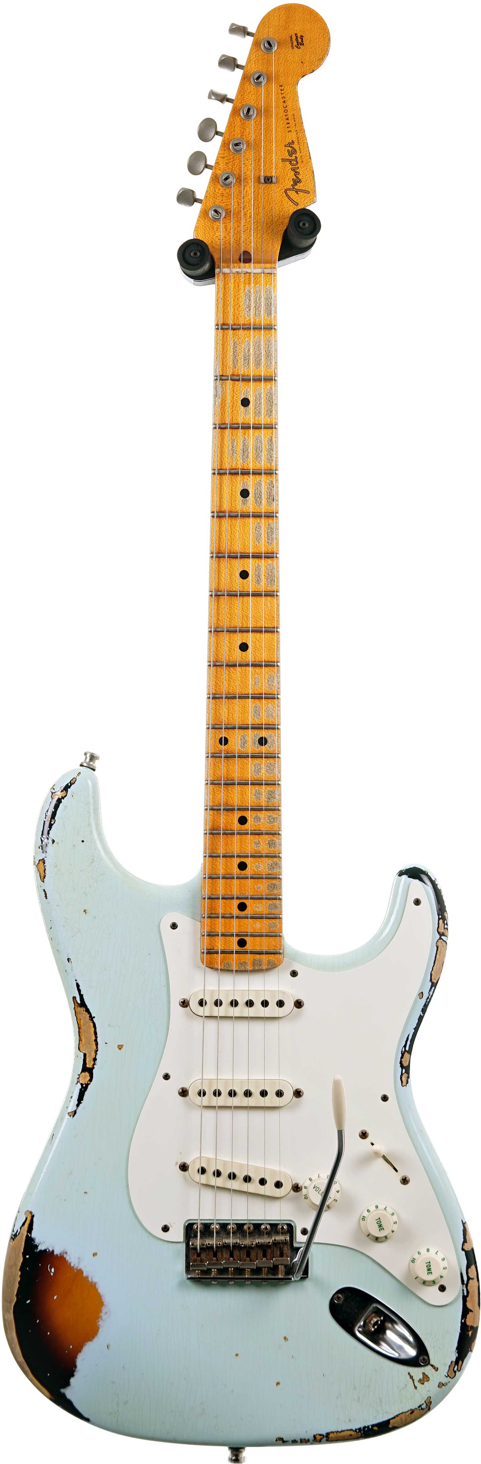 Fender Custom Shop 2015 Limited Edition 1957 Stratocaster Heavy Relic Super Faded Sonic Blue (Pre-Owned)