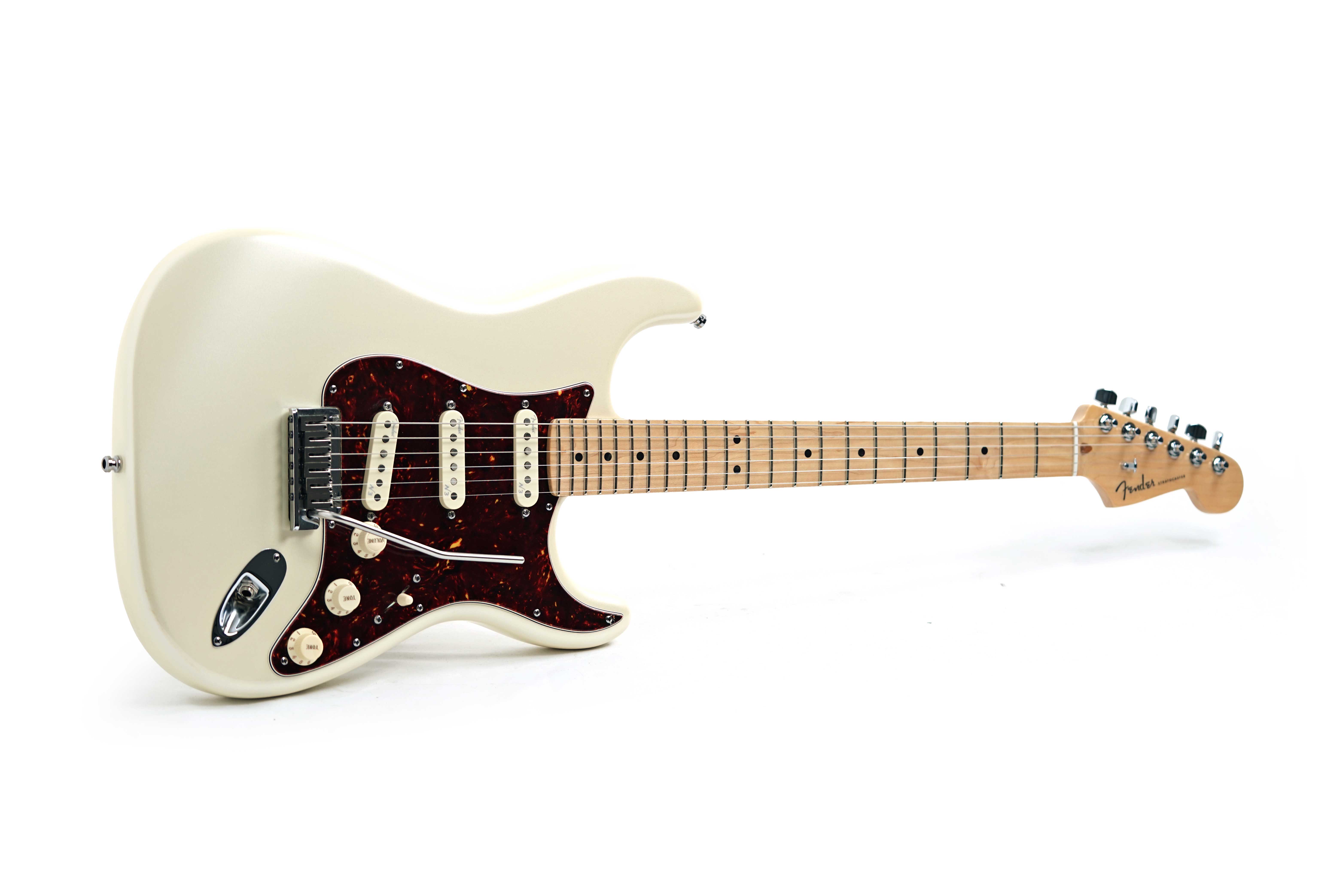 Fender American Deluxe Stratocaster Maple Fingerboard Olympic Pearl (Pre-Owned)