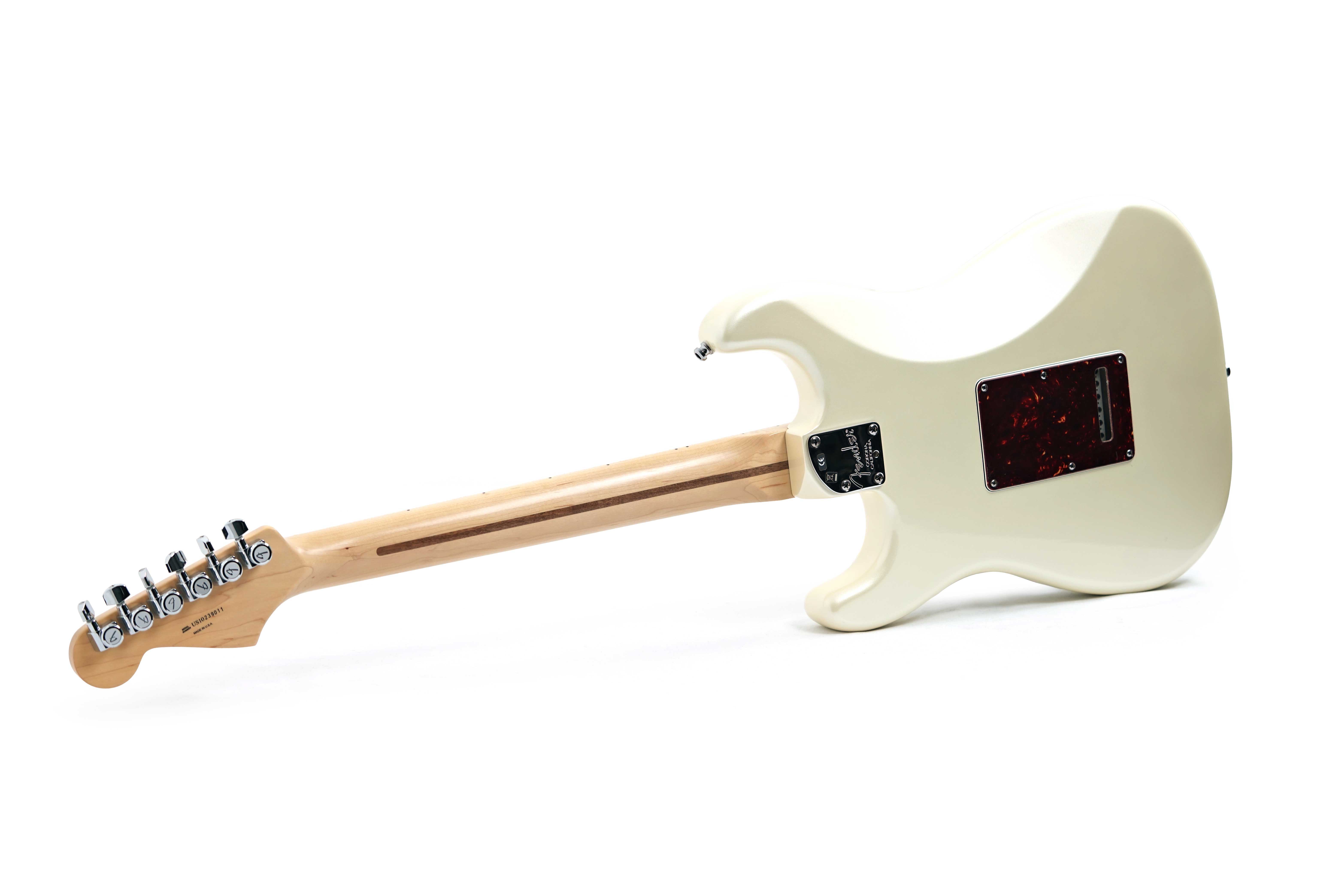 Fender American Deluxe Stratocaster Maple Fingerboard Olympic Pearl (Pre-Owned)